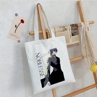 nobleman anime trendy canvas bag shopper harajuku goth punk large capacity women bag casual shoulder bag classic vintage handbag
