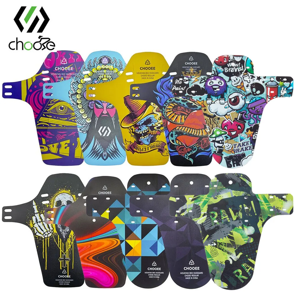 

CHOOEE Bike Fender Front +Back Bicycle Mudguard Universal MTB Road Bike Mud Guard