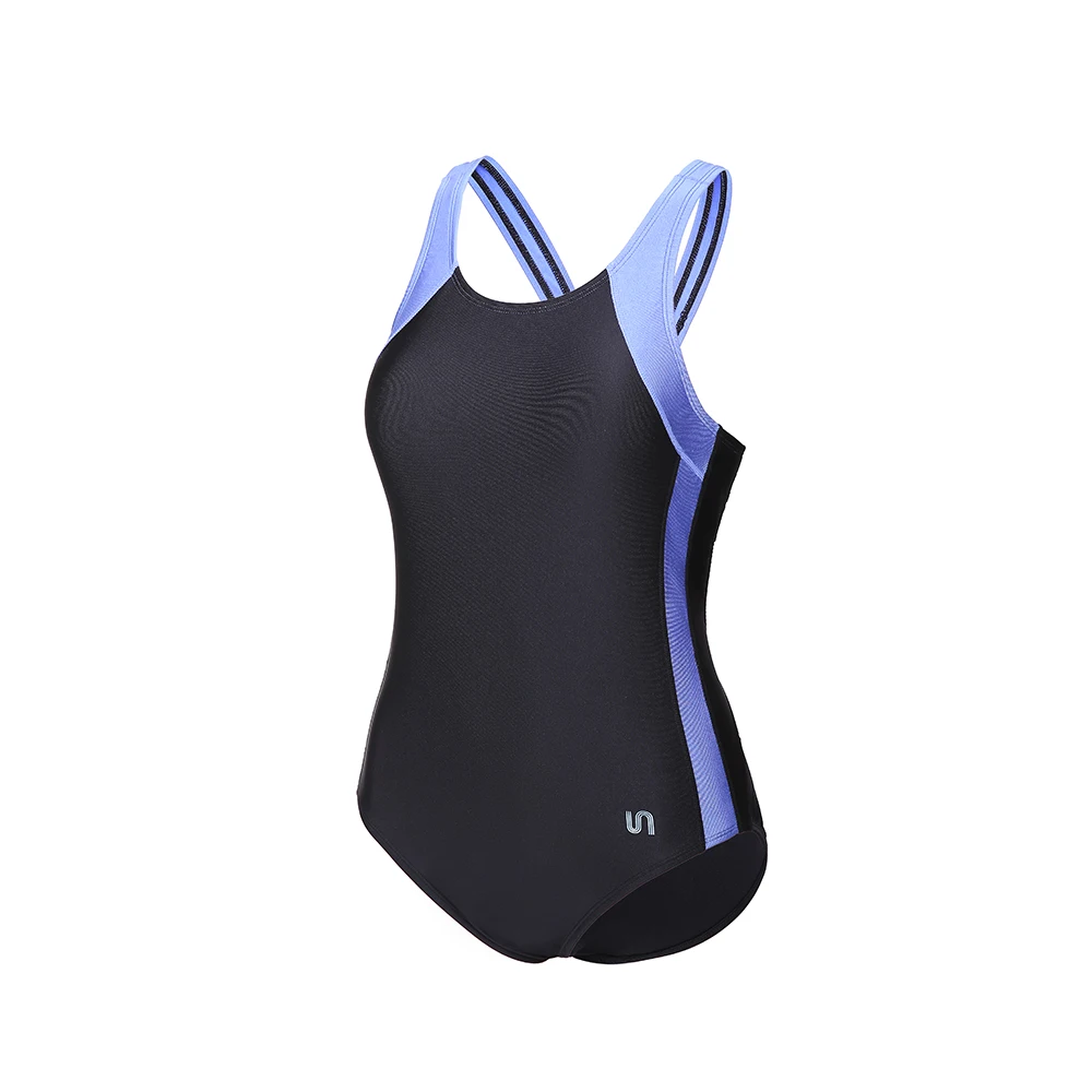 

Women's Athletic One Piece Swimsuit B-H Cup Racerback Training Bathing Suits