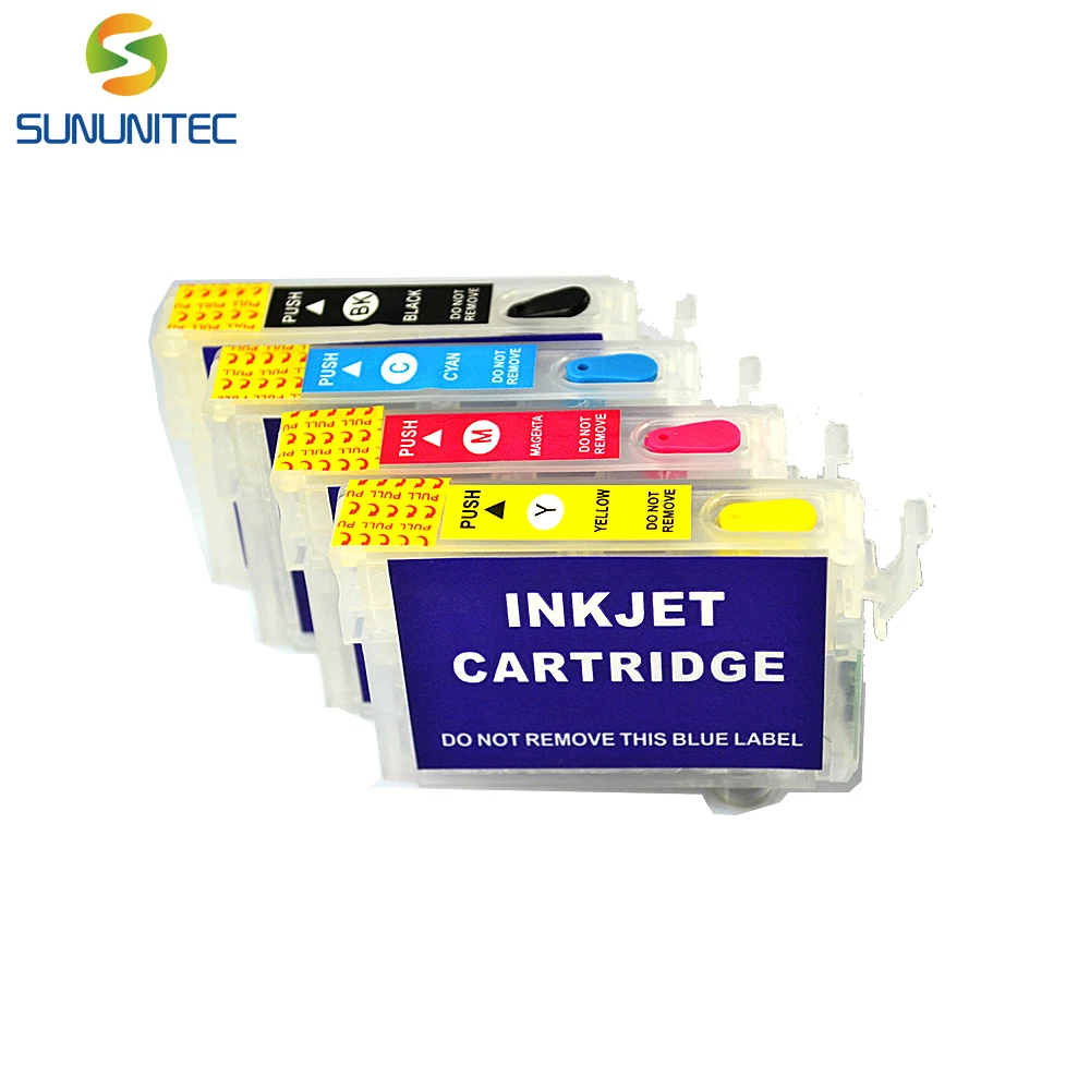 Картридж T1351 T1332 T1333 T1334 для принтера Epson T12 T22 T25 TX120 TX123 TX125 TX129 TX420W TX320F TX325F |