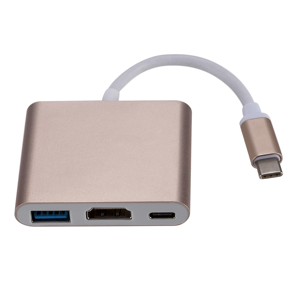 Адаптер для зарядки USB 3 0 с портом Type-C на HDMI портативный USBC 1 адаптер концентратора