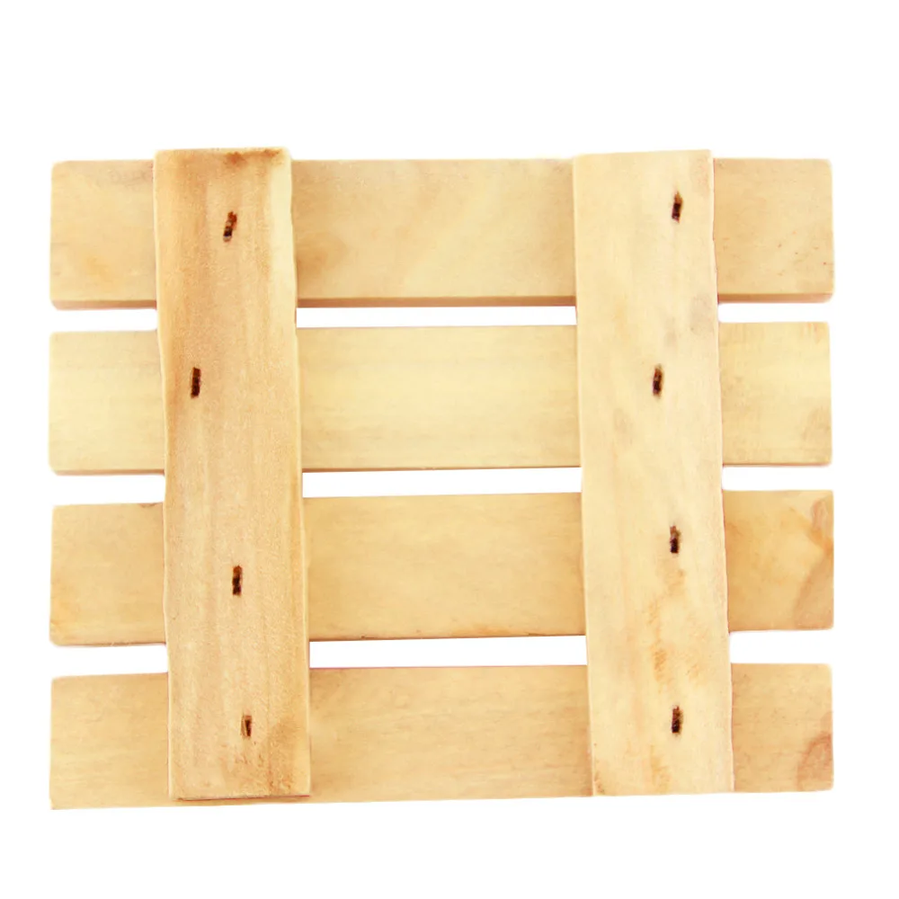 

Wooden Natural Bamboo Soap Dishes Tray Holder Storage Soap Rack Plate Box Container Portable Bathroom Soap Dish Storage Box