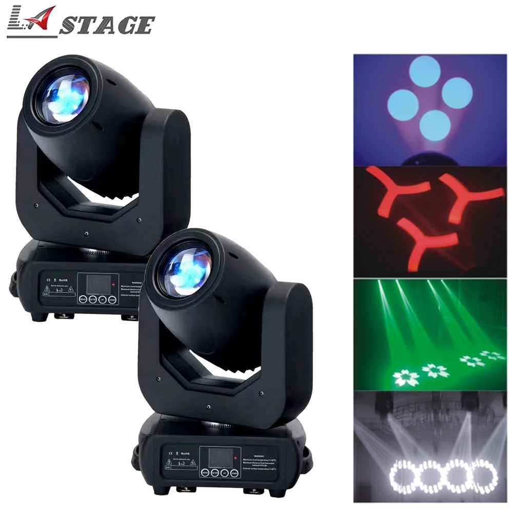 

Free Shipping 2pcs/lot Good Quality Led Stage Lights DMX 150W LED Moving Head Spot 3-Prism With Gobos DMX Professional Stage