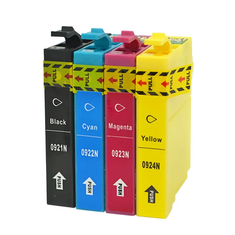 Картридж T0921N совместимый с чернилами Epson T0921 92N для принтера Stylus CX4300 TX117 T26 T27 TX106 TX119