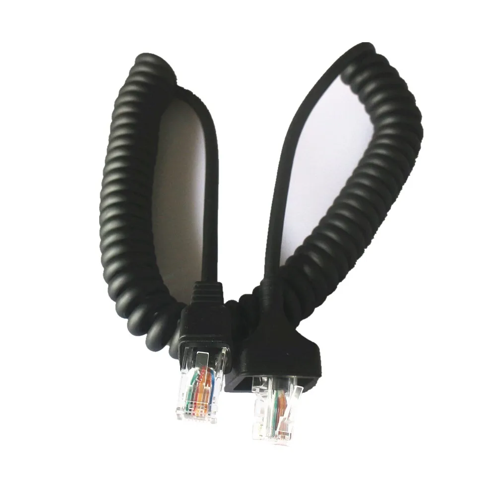 2 шт. 6 контактов спиральный кабель для микрофона | Мобильные телефоны и