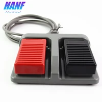 1pcs momentary plastic foot switch infinity double pedal duplex two way tumbler 3a220vac