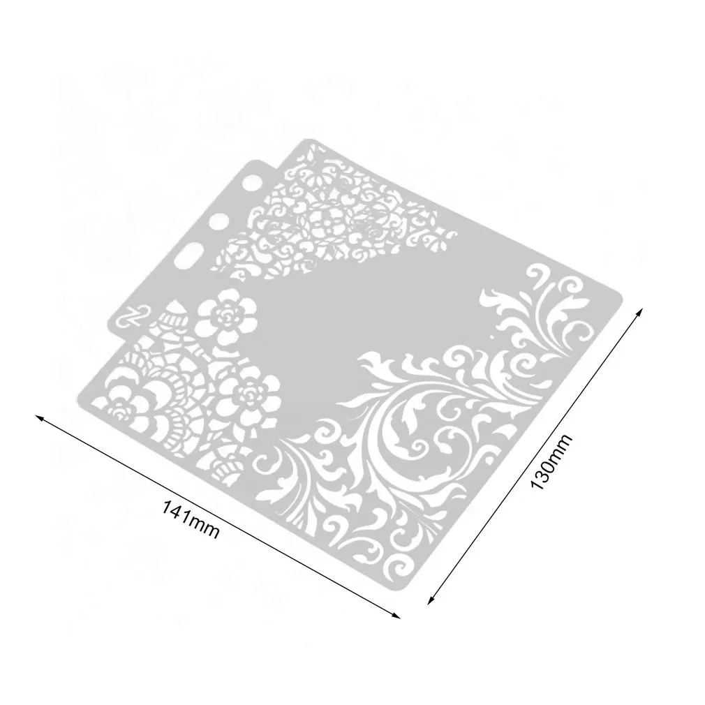 

S53 Multi-purpose Shadow Drawing Mask Hollow Pattern Spraying Boards Masking Spray Template Layering Stencils Home Paint Decor