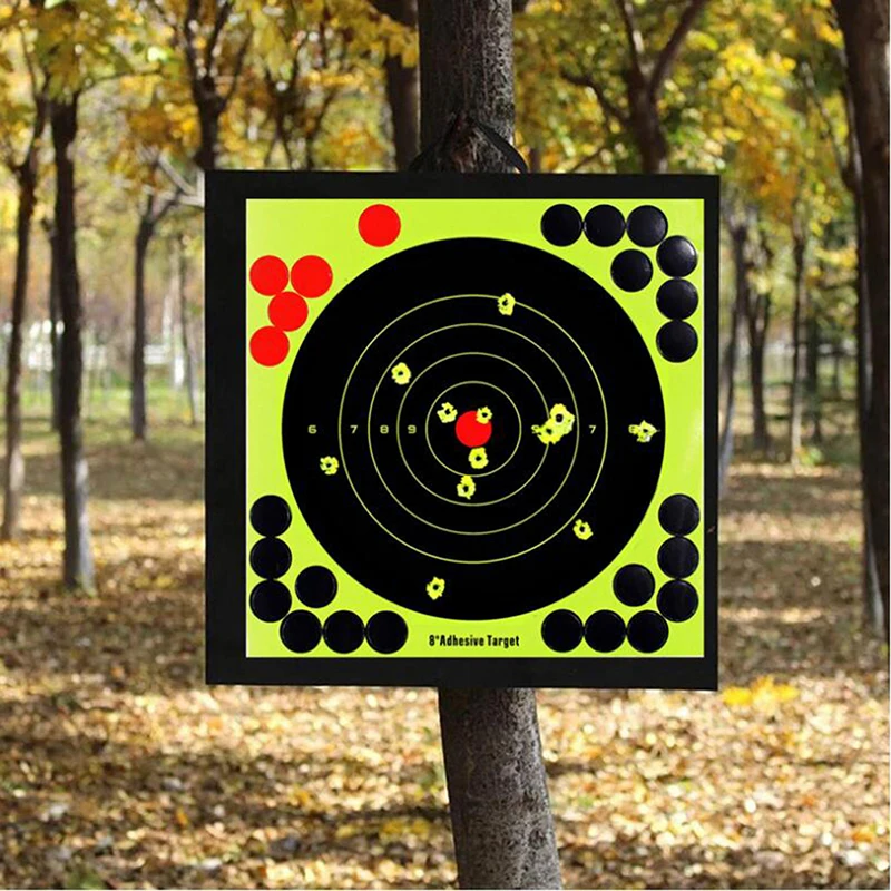 

8In Shooting Targets Reactive Splatter Adhesive Sticker Paper Gun Shoot Training