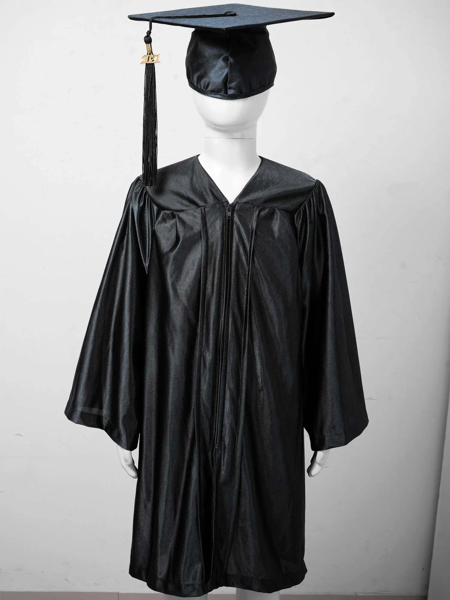 Детский свободный халат с бахромой для мальчиков и девочек начальной школы |