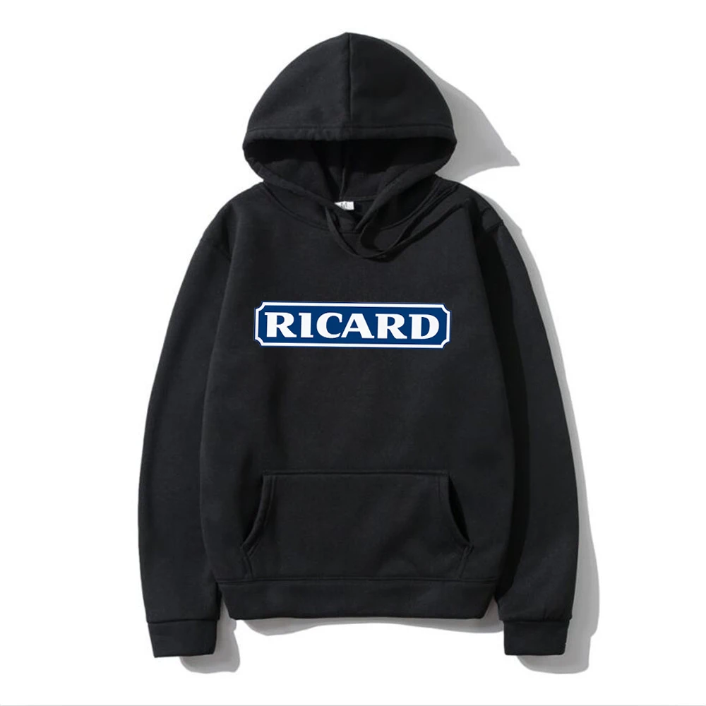 

Ouzo liquor alcohol Ricard hoodies for men 2021 newest famous alcohol Ricard pullovers long sleeve cotton unisex adult clothes