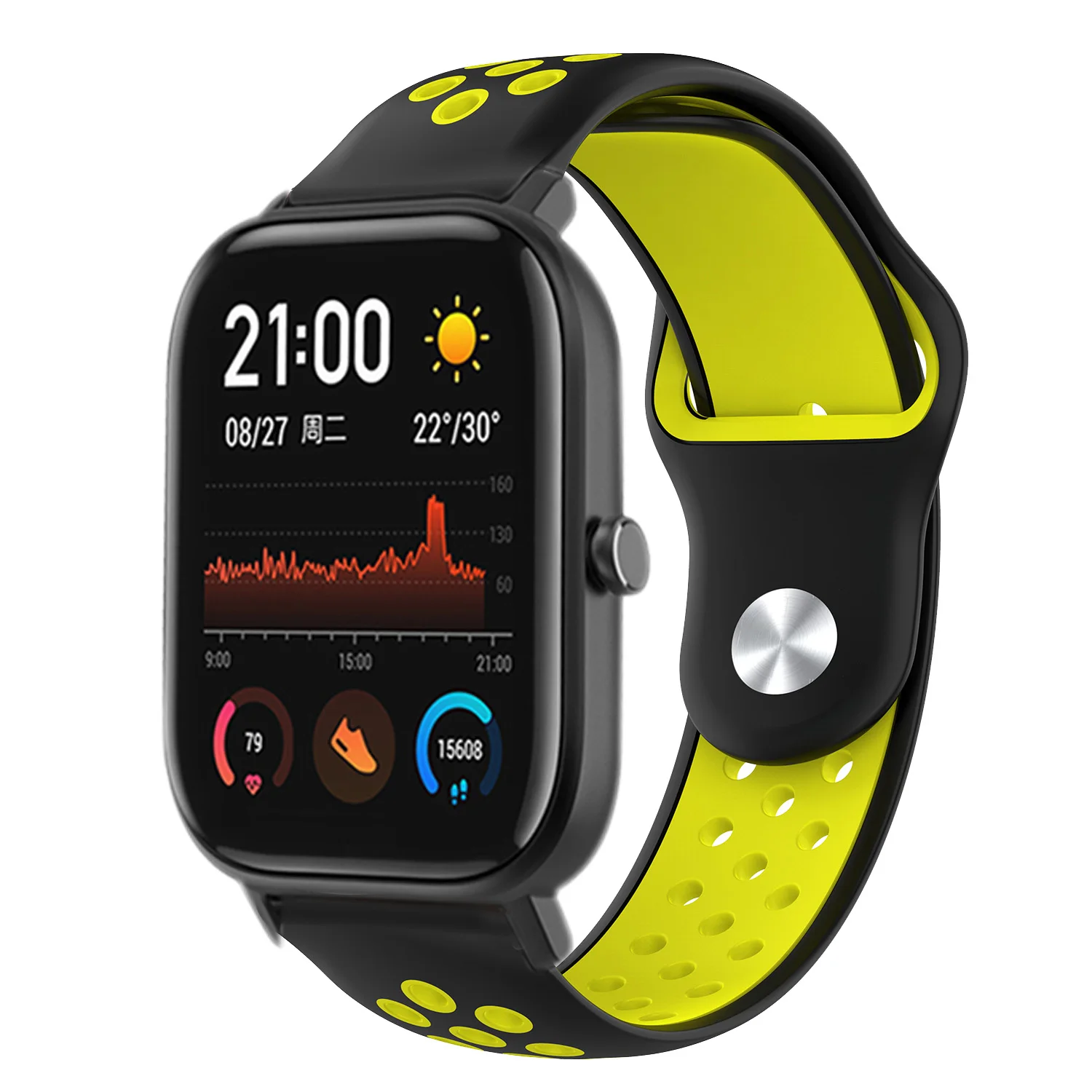 Силиконовый ремешок для Xiaomi Huami AMAZFIT GTS Smart Watch Band 20 мм для Amazfit GTR 42 мм браслеты Correa