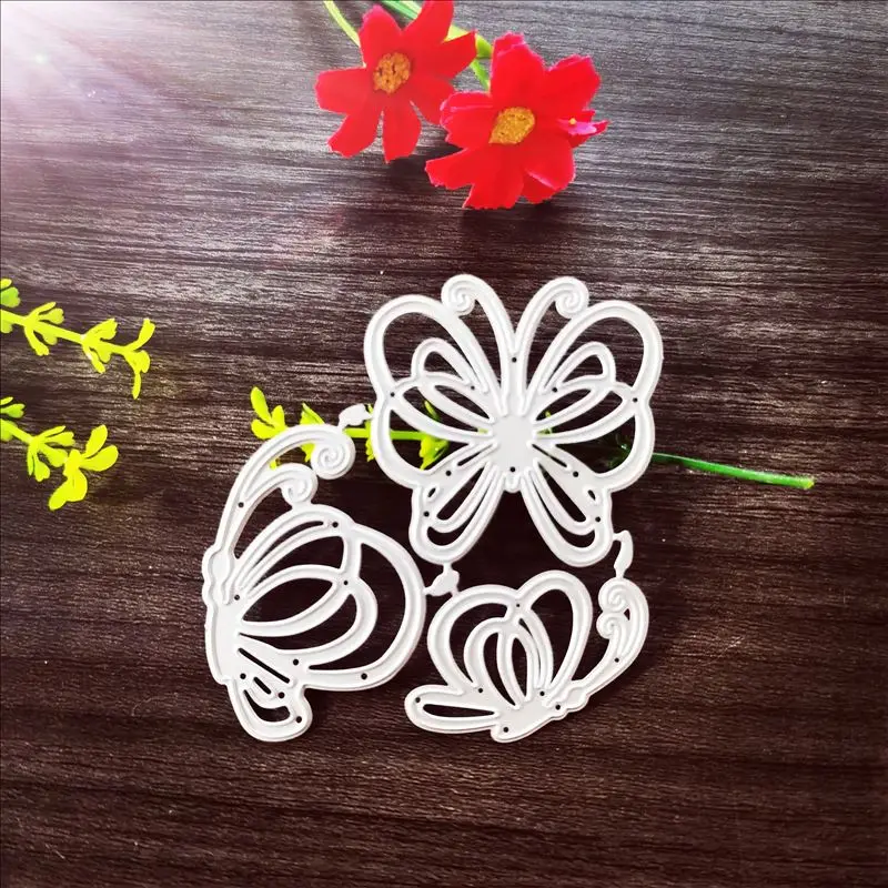 Металлическая Форма для резки форма бабочки украшение бумажных карт