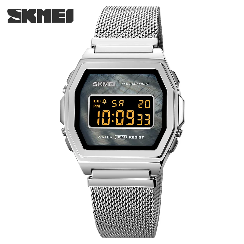 SKMEI Digital movement Male Wristwatch Countdown Calendar Alarm LED Display Men Electronic Clock Relojes Para hombre Montre | Наручные