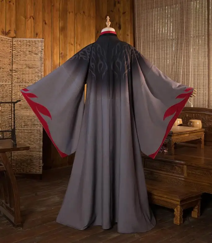 [Только пальто] Wei Wuxian The Yiling Косплей гроссмейстер демонического культивирования костюм Wei Wuxian Mo Dao Zu Shi мужской костюм - Цвет: Only Coat