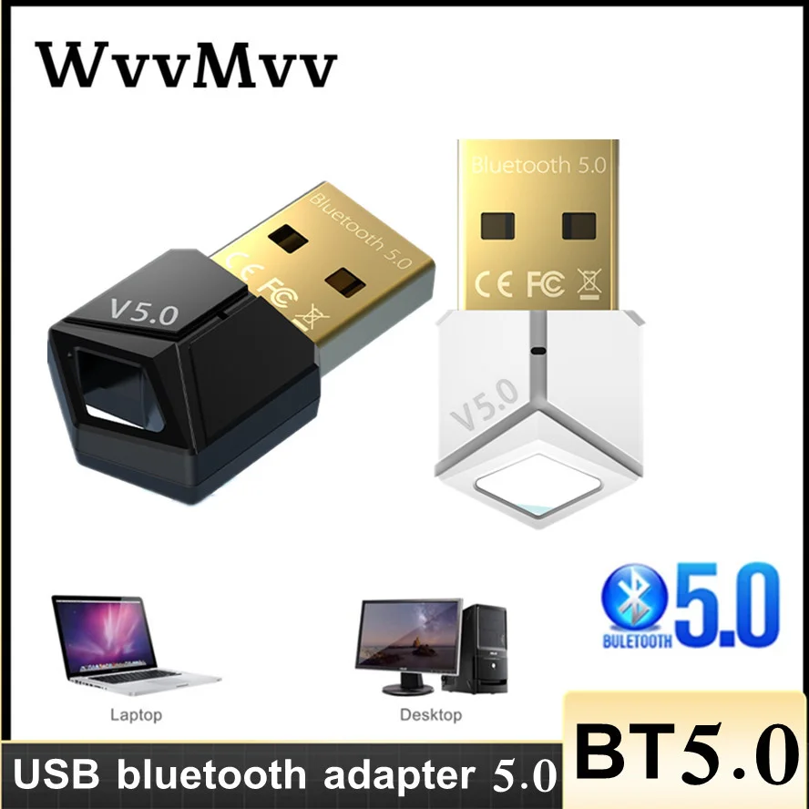 USB Bluetooth 5.0 Adapter Receiver Wireless Bluethooth Dongle 5.0 Music Mini Bluthooth Transmitter For PC