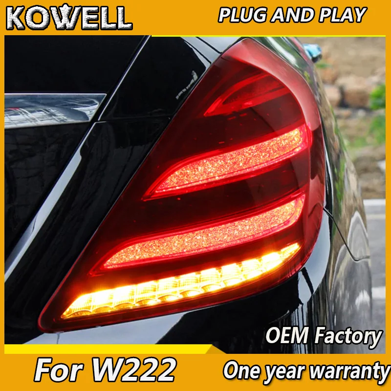 

KOWELL Car Styling for Mercedes-Benz W222 2004-2018 LED taillight lamp for S300 S320 S350 S400 led rear lamp led taillight