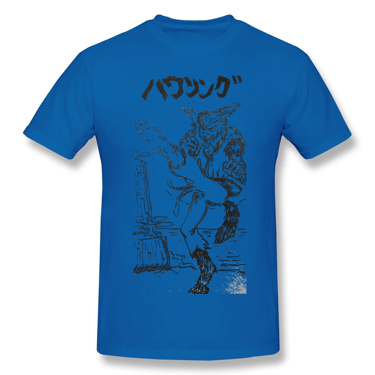

Uzumaki T Shirt Red T-Shirt Werewolves Love Karate Men Fashion Short Sleeve