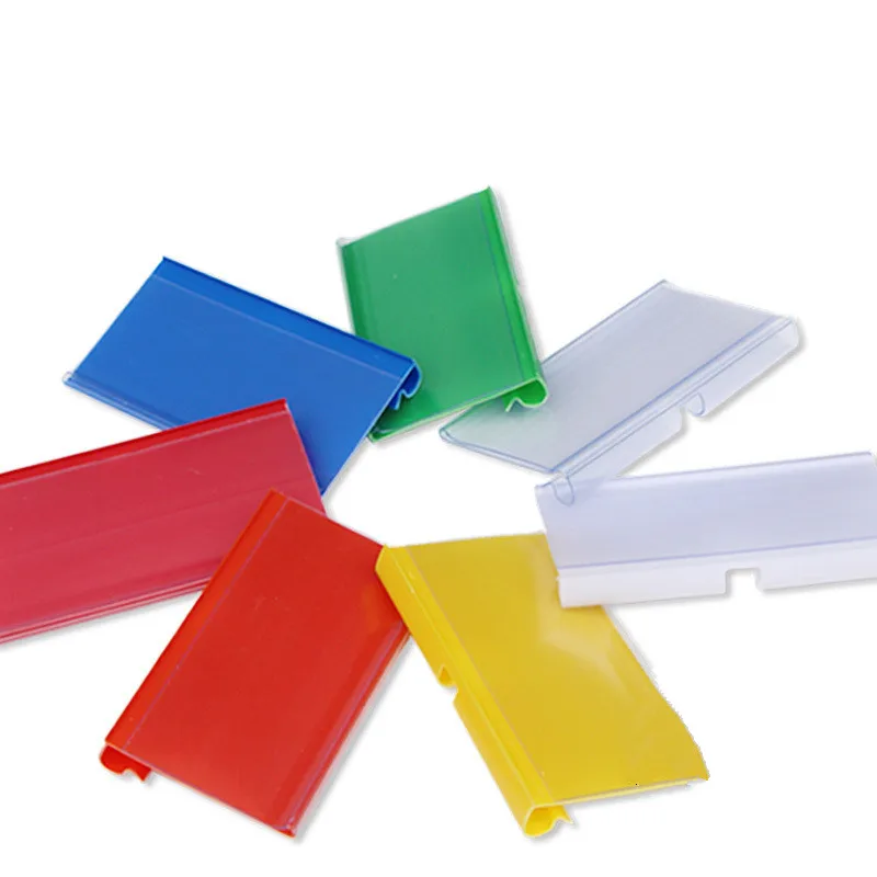 10 шт. полка для супермаркета маркировка карт полоски ценник Этикетка Рамка