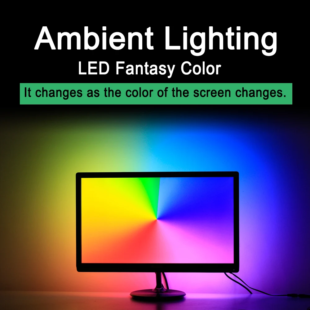 Пиксельная лента для ПК WS2812B 5050 RGB 1 м 2 3 4 5 | Освещение