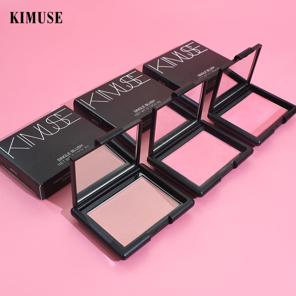 KIMUSE запеченные для щек минеральный пигмент румяна порошок Brozer comestics