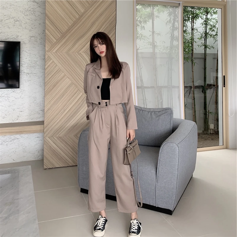 2020 корейские женские костюмы сексуальные брючные для женщин женский короткий
