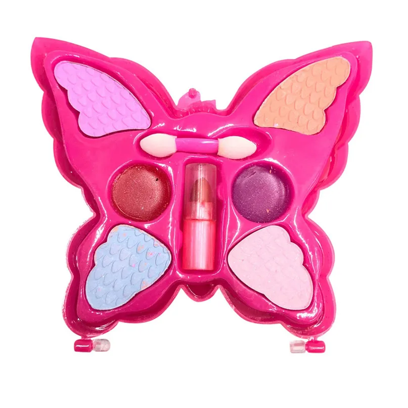 Детский косметический набор креативная коробка для макияжа принцессы бабочки
