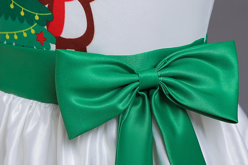 2020 новое платье для девочек рождественских праздников маленьких от 3 до 10 лет