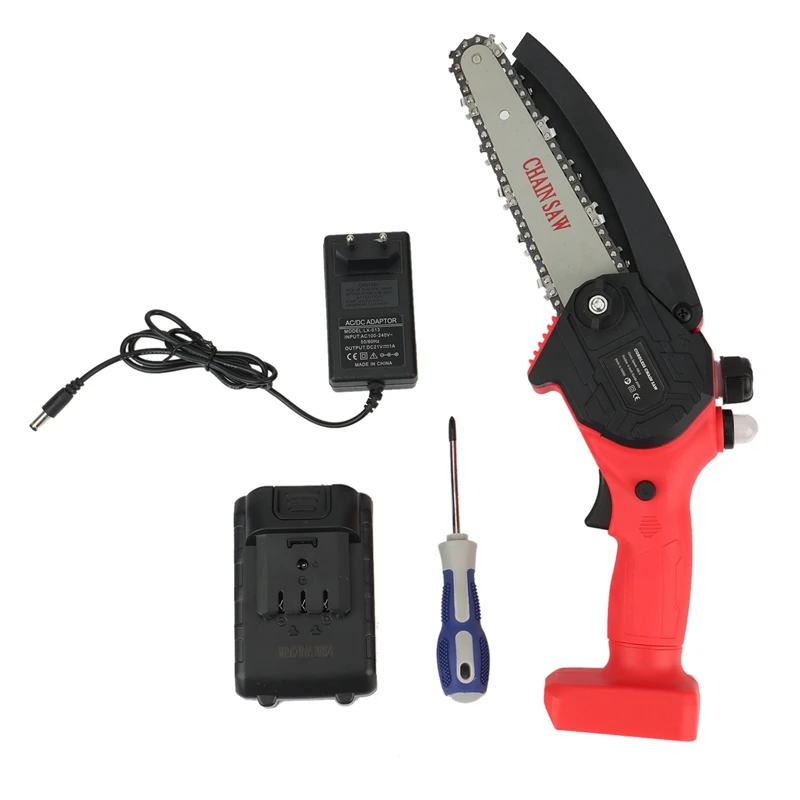 

Chain Saw Electric Saw Cordless Mini Portable Handheld Rotary Tool for Cutting Woodworking Tools, Mini Chainsaw