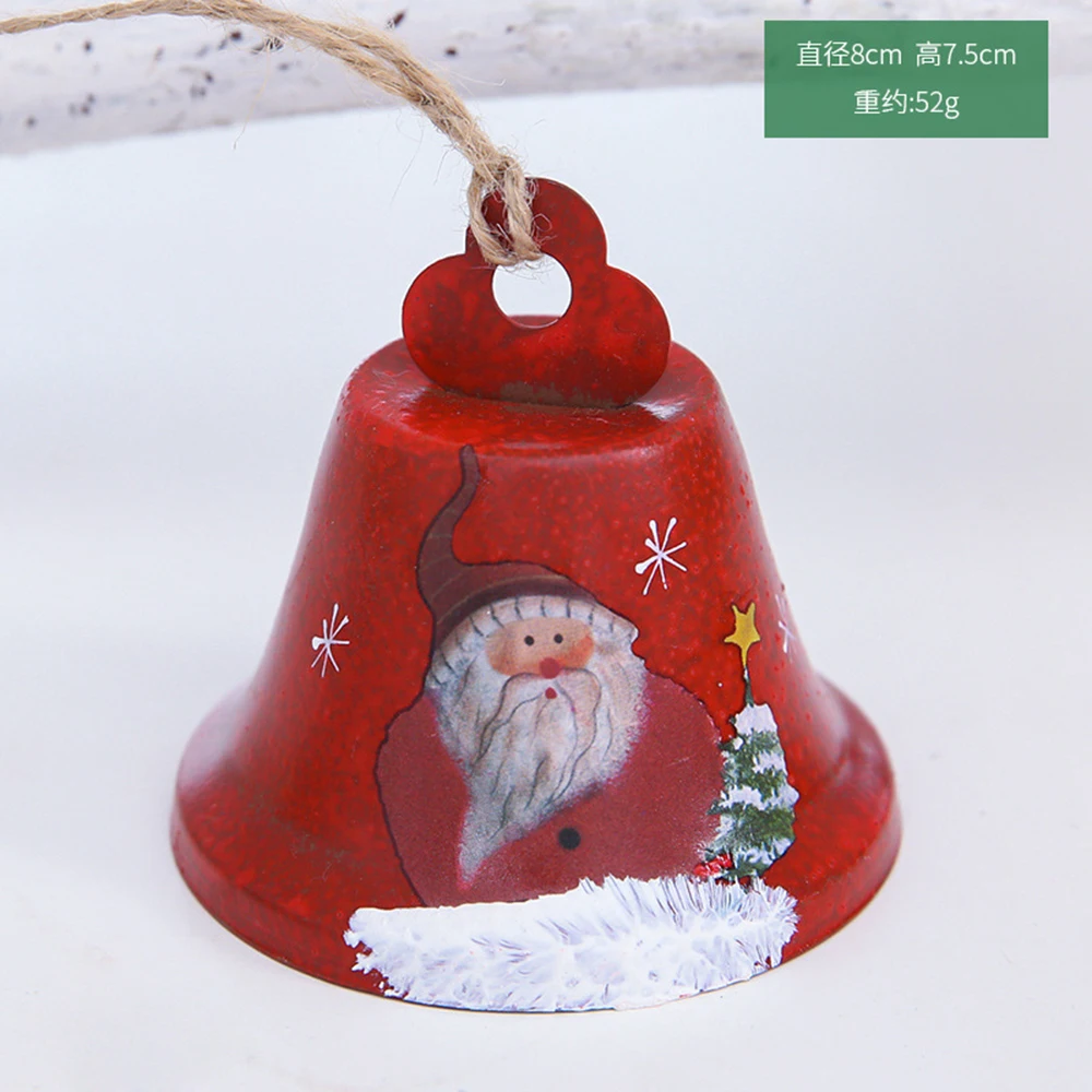 Рождественский колокольчик висячие украшения из кованого железа большой