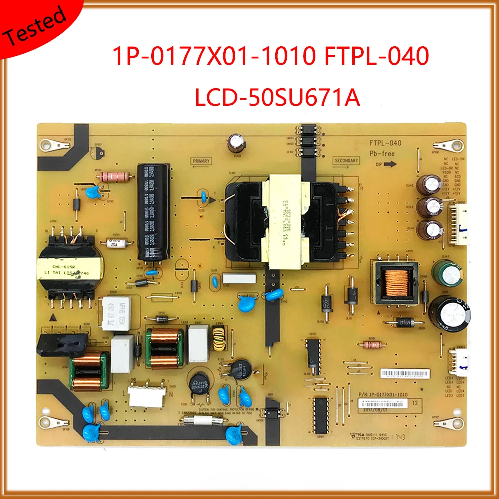 1P 0177X01 1010 FTPL 040 LCD 50SU671A оригинальный Питание ТВ мощность карты оригинального