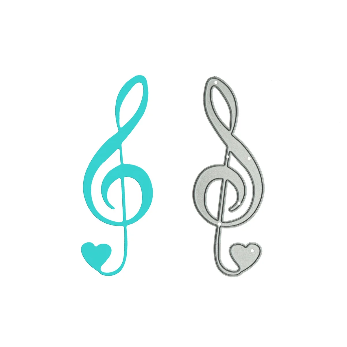 Металлические Вырубные штампы для скрапбукинга музыки музыкальных нот Шаблон