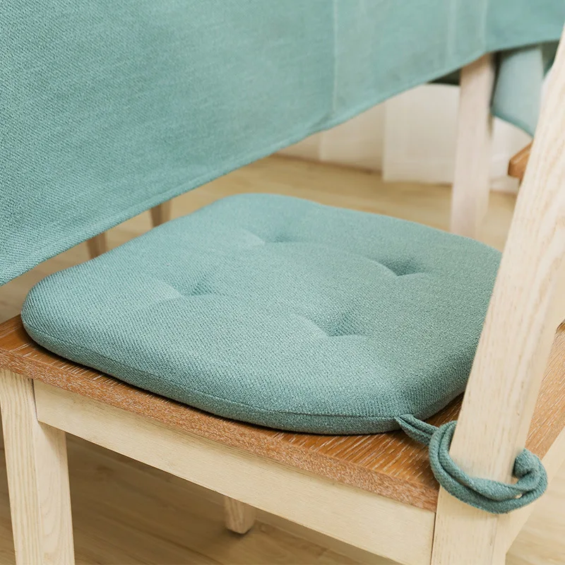 

Modern Simplicity Sponge Dining Chair Cushion Solid color Non-Slip Office Chair Seat Pad Comfortable Breathable Stool Cushions