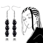 Периферийные серьги с аниме Токийский призрак, украшение с мультяшным персонажем, металлические подвесные аксессуары, серьги