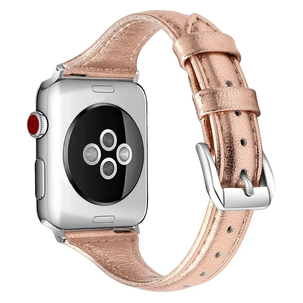Ремешок из натуральной кожи для Apple Watch браслет iWatch Series 5 4 3 2 1 42/44 мм 38/40 | Наручные