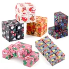 Куб бесконечности, волшебный квадратный пазл, игрушка-Непоседа, ручная игра для снятия стресса, четырехугольный лабиринт, игрушки для детей и взрослых, декомпрессия