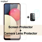 Защитная пленка для экрана 2 шт. для Samsung Galaxy A02S стекло M02S A41 A31 A71 A21S закаленное стекло Защита для объектива камеры пленка для Samsung A02S