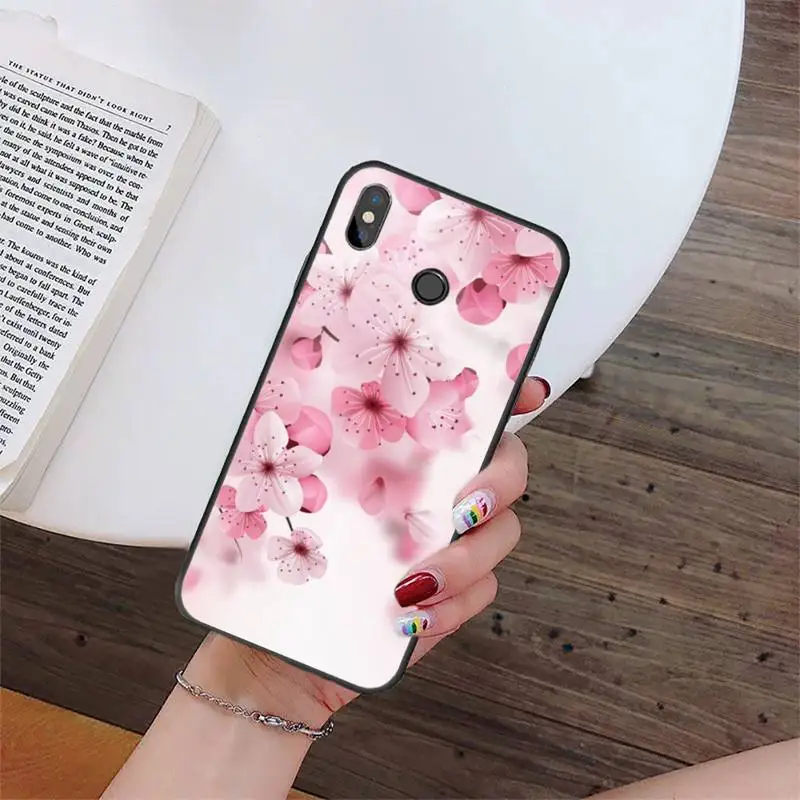 

Flower Rose Peony Phone Case For Xiaomi Redmi Note 4 4x 5 6 7 8 pro S2 PLUS 6A PRO