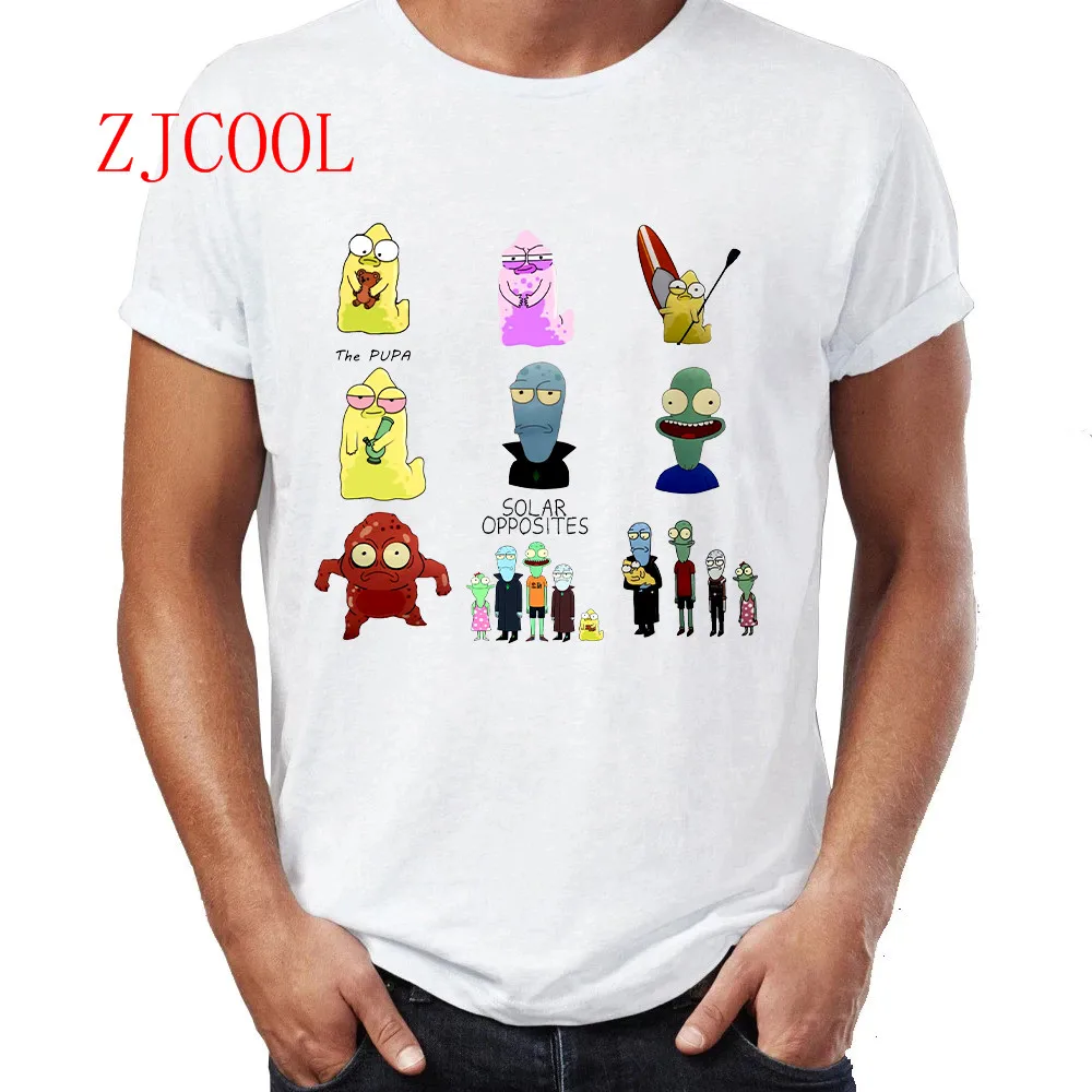 

Watercolor Solar Opposites T-shirt Harajuku Funny Pupa Tee Cute Goobler Shirts Mill Soft Oversized Top Female/Man Anime t shirt