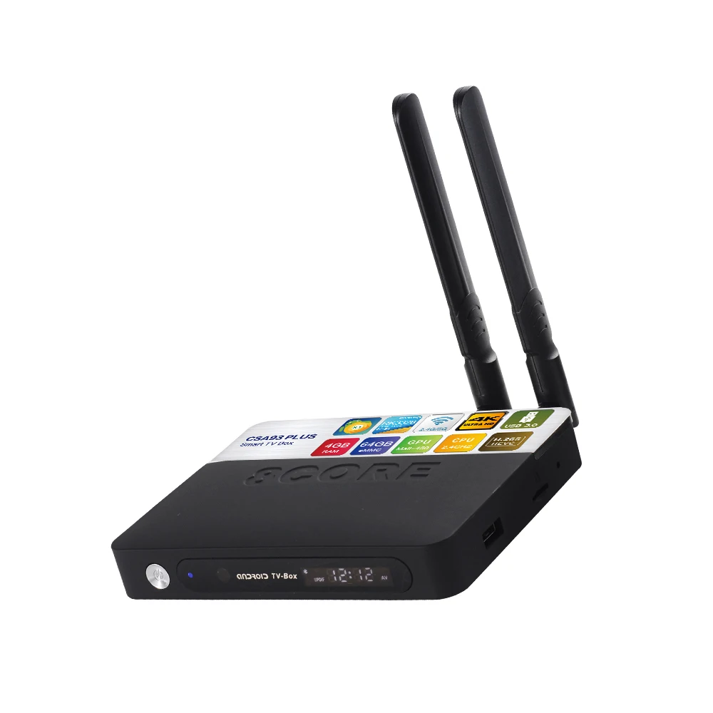 ТВ-приставка CSA93 Plus Android 8 1 2 4G Wi-Fi Bluetooth 4 0 четырехъядерный процессор RK3328 ОЗУ Гб ПЗУ