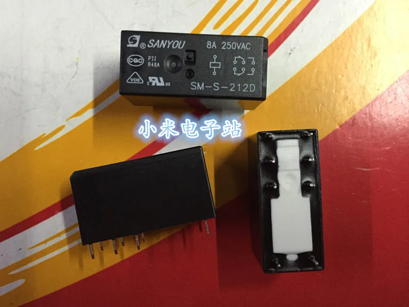 SM-S-212D 205D 224DM три реле Friends 8 футов 8A 250V HF115F 012-2ZS4