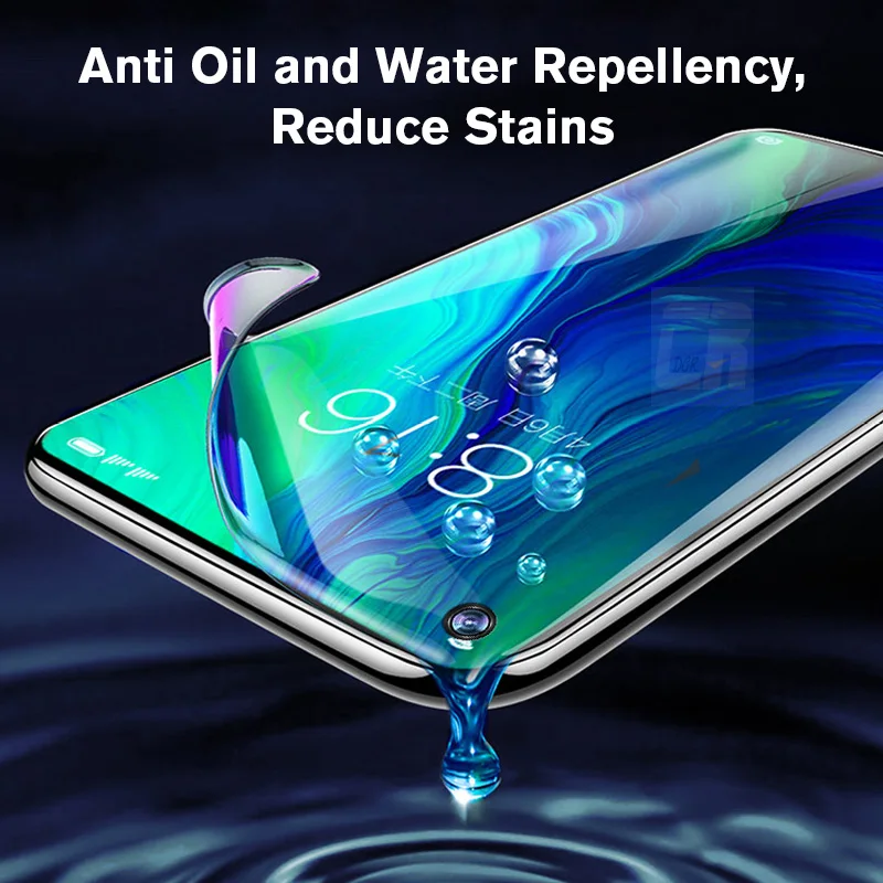 Защитная пленка для OPPO A5 A9 2020 A5s Reno Z 2 Reno3 A3s AX7 Pro F7 F9 R17 Neo RX17 Гидрогелевая экрана |