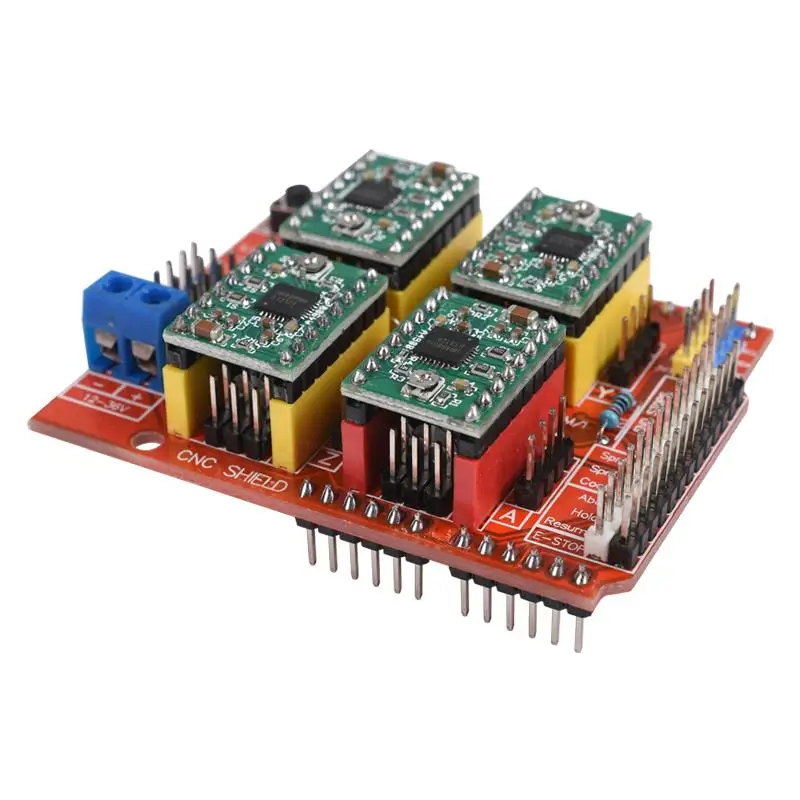 Плата расширения щит ЧПУ 20 компл./лот V3.0 + 4 шт. A4988/DRV8825 Драйвер шагового двигателя