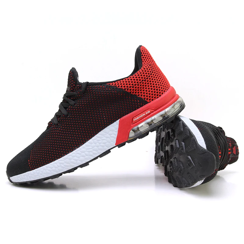 

Spring and summer air cushion shoes shock absorption men's shoes running leisure sports breathable mesh cloth odorless