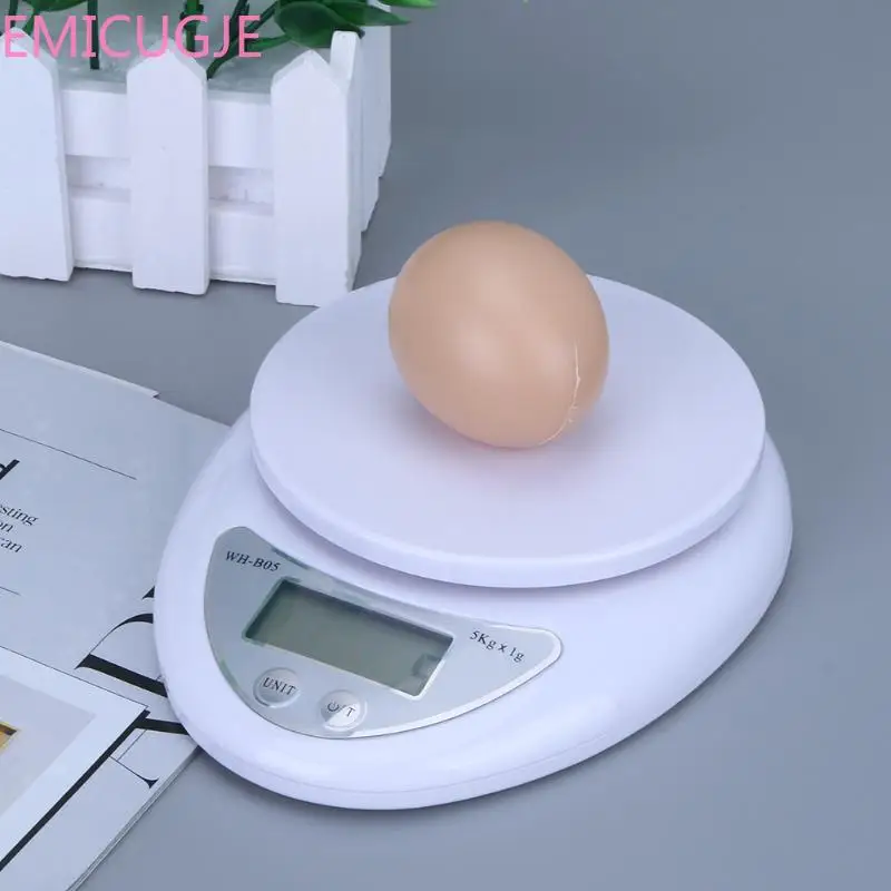 Еда баланс измерительный вес Кухня весы Портативный 5кг Цифровые Электронные с