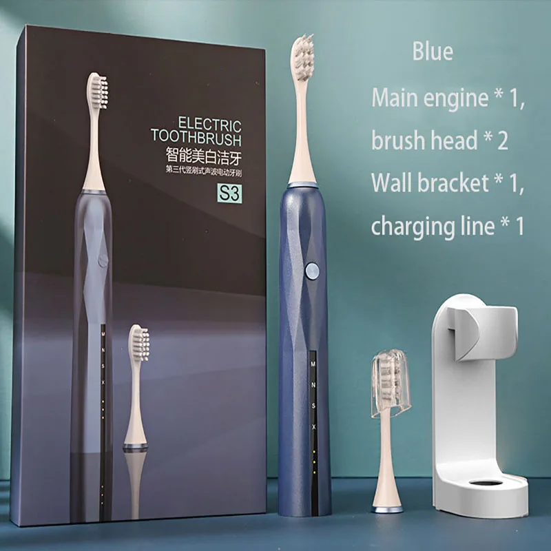 

Электрическая зубная щетка для мужчин и женщин, для вечевечерние, для пар, для взрослых, с мягкими волосами, перезаряжаемая, водонепроницаем...