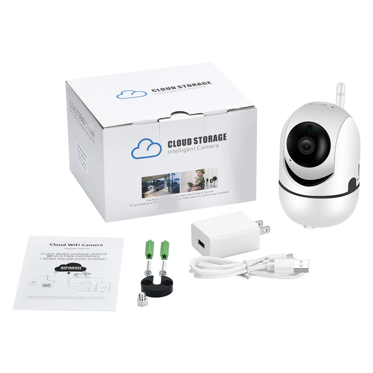 

1080P HD Wifi Baby IP Camera Home Wireless CCTV Surveillance Security Camera Night Vision Sleeping Nanny Babyphone Two Way Audio