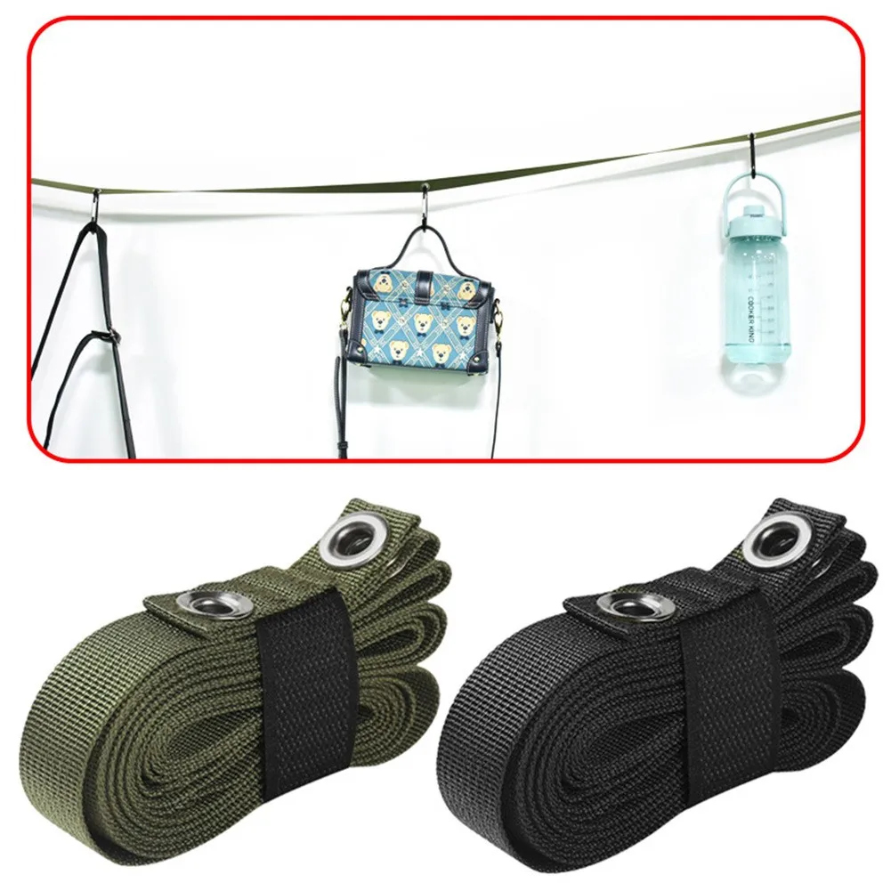 

Tent Extension Belt Multifunctional Clothesline Drawstring Windproof Rope For Garden Garage Shed Barn Outdoor Camping Equipment
