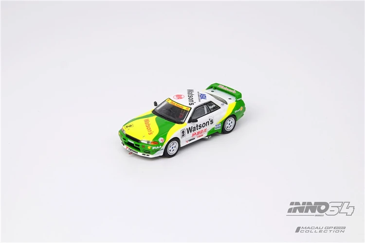 Модель автомобиля модели INNO64 1:64 NISSAN SKYLINE GT-R (R32) #2 Ватсон | Игрушки и хобби