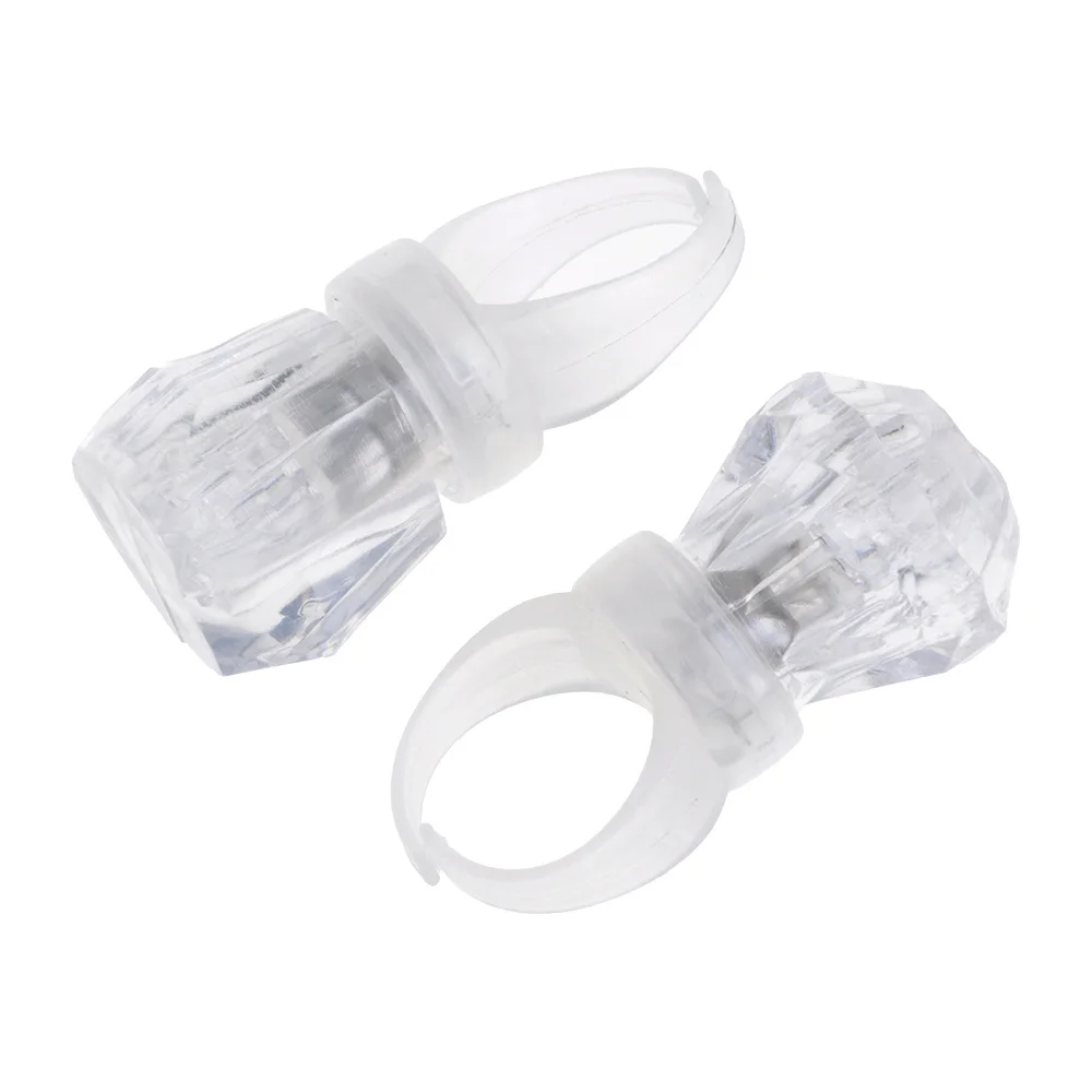 

LED Finger Ring Light-Up Color Changing For Party Decorations 20Pcs Mini