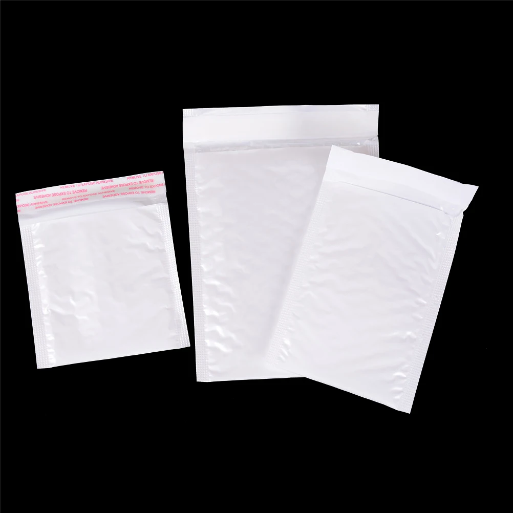 

10pcs/lot NEW Blank White Bubble Mailers Padded Envelopes Multi-function Packaging Material Shipping Bags Bubble Mailing Bags